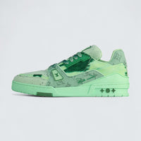 LV Trainer Sneaker 'Green Monogram Denim'