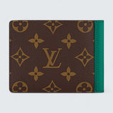 Multiple Wallet 'Monogram/Green'