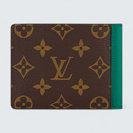 Multiple Wallet 'Monogram/Green'