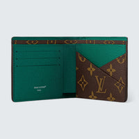 Multiple Wallet 'Monogram/Green'