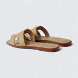 Oran Sandals 'Beige Lin'