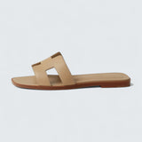 Oran Sandals 'Beige Lin'