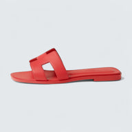 Oran Sandals 'Rose Vermillon'