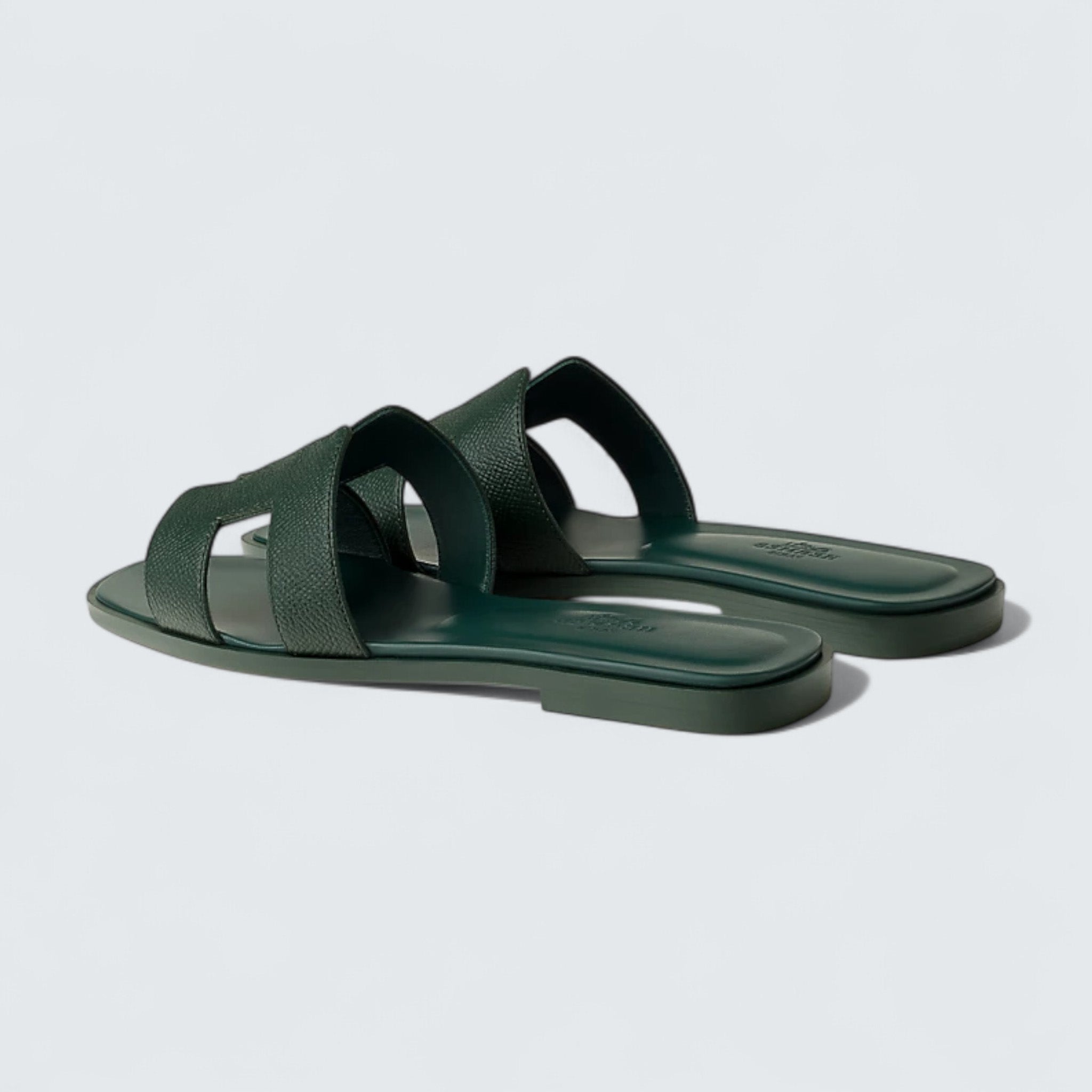 Oran Sandals 'Vert Bouteille'