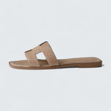 Oran Sandals 'Beige Argile'