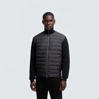 Padded Wool and Cashmere Zip Up Cardigan