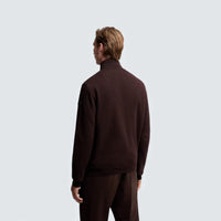 Padded Wool and Cashmere Zip Up Cardigan