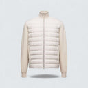 Padded Wool and Cashmere Zip Up Cardigan