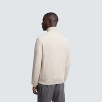 Padded Wool and Cashmere Zip Up Cardigan