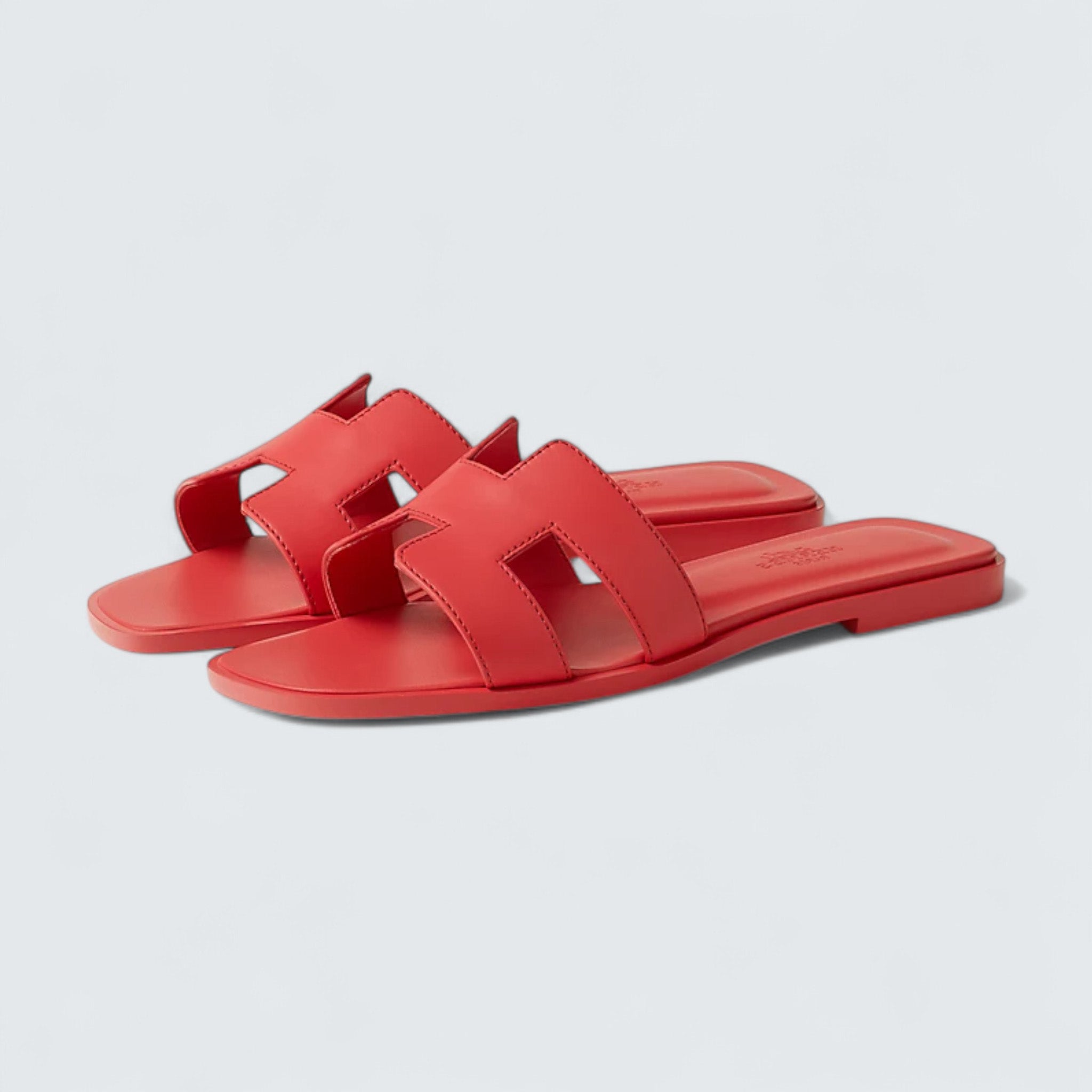Oran Sandals 'Rose Vermillon'