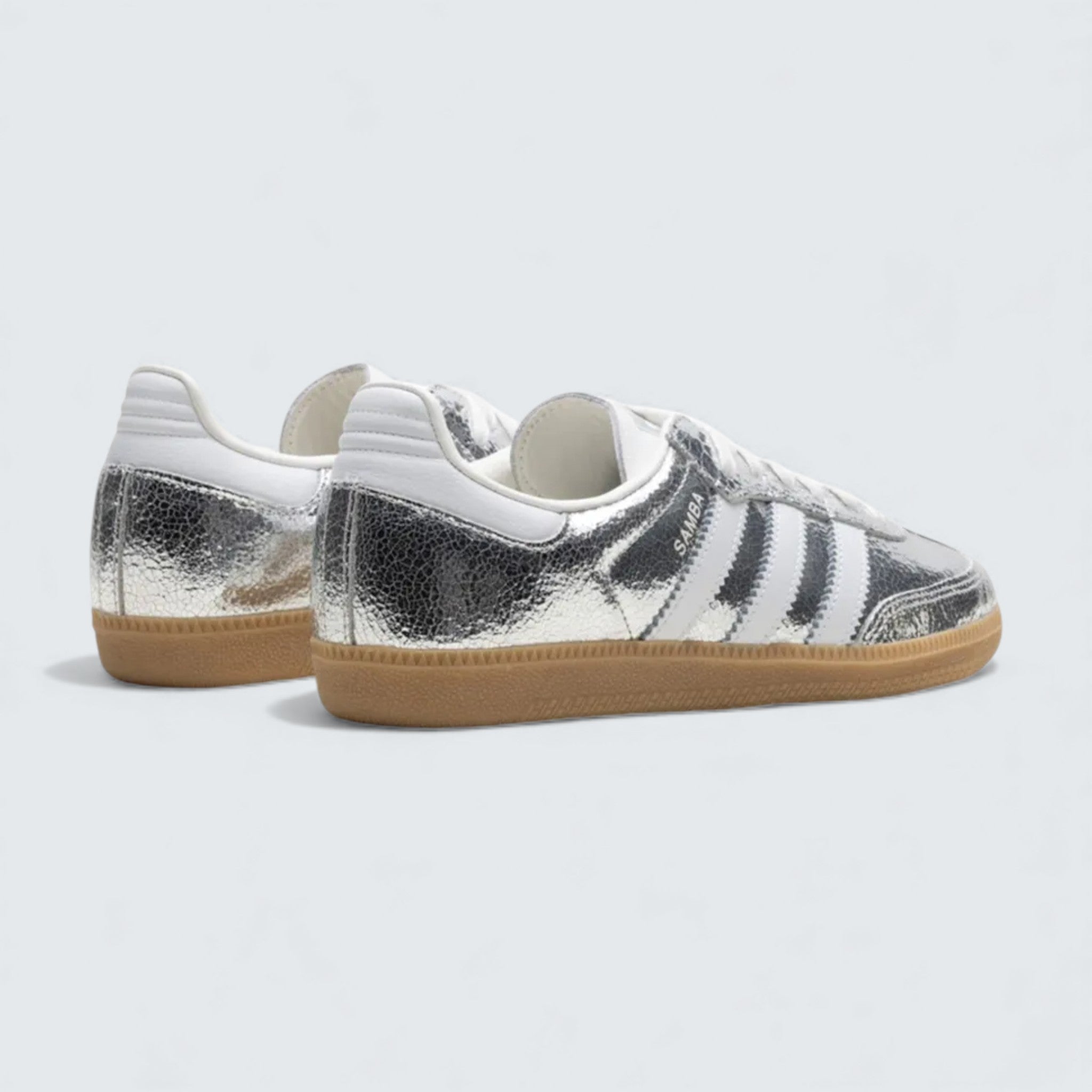 Samba OG “Silver Metallic Cracked Leather”
