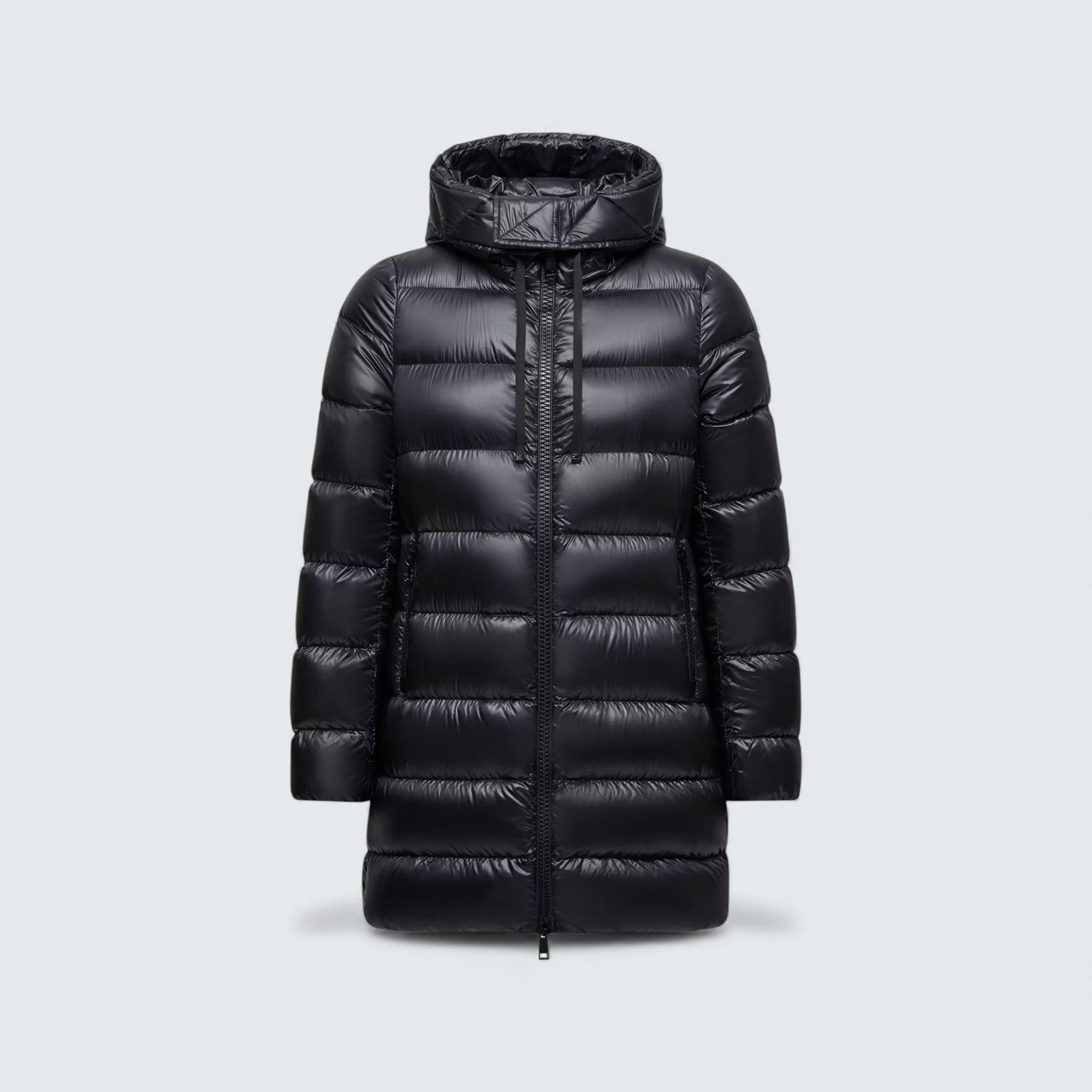 Suyen Hooded Mid Length Down Jacket