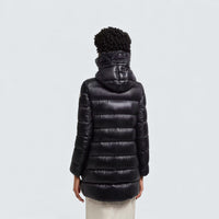Suyen Hooded Mid Length Down Jacket