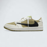 Travis Scott x Air Jordan 1 Low Golf 'Neutral Olive'