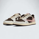 Travis Scott x Air Jordan 1 Low OG 'Dark Pony Pink Oxford'