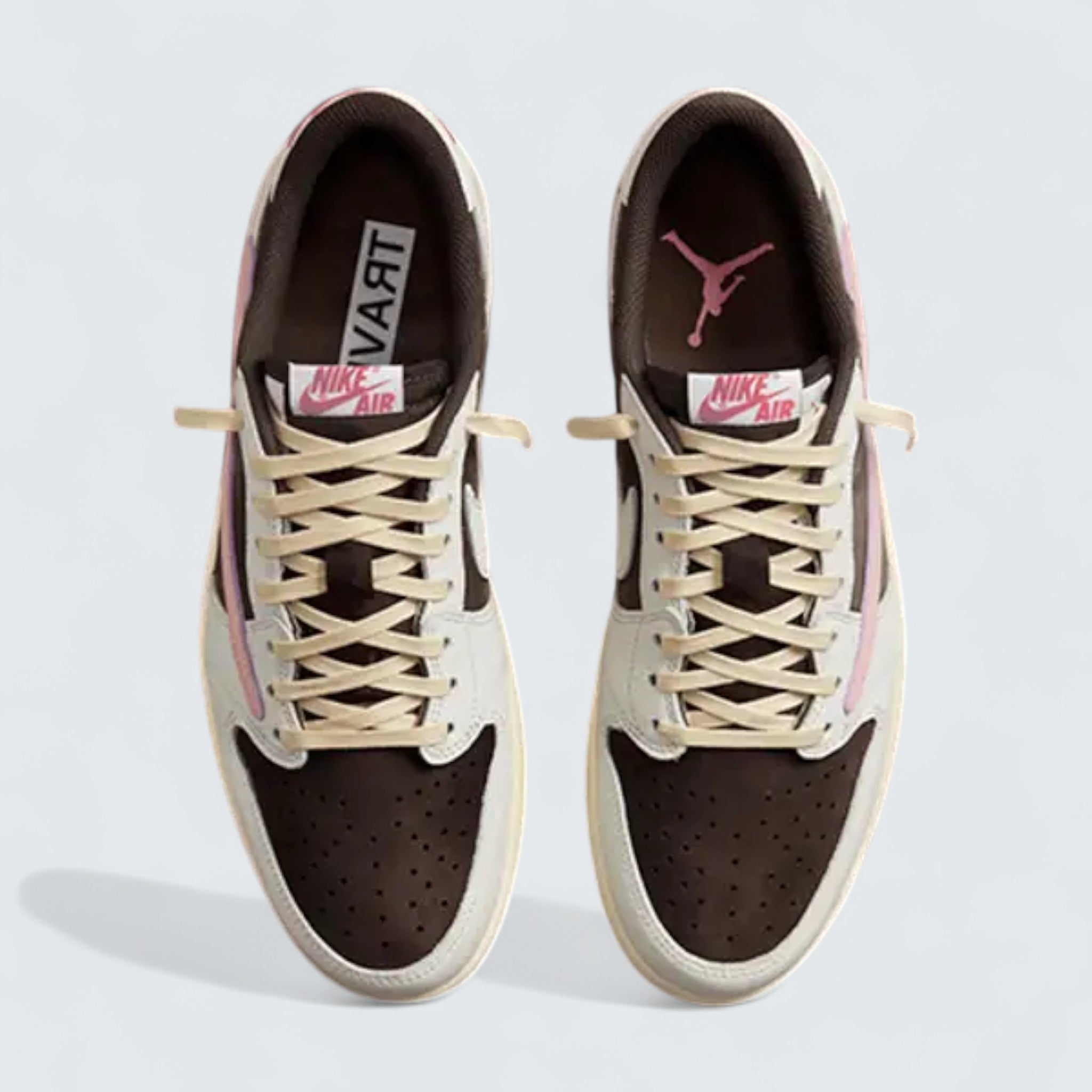 Travis Scott x Air Jordan 1 Low OG 'Dark Pony Pink Oxford'
