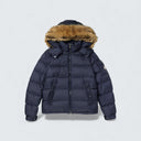 Mayaf Faux Fur Trimmed Quilted Shell Down Jacket