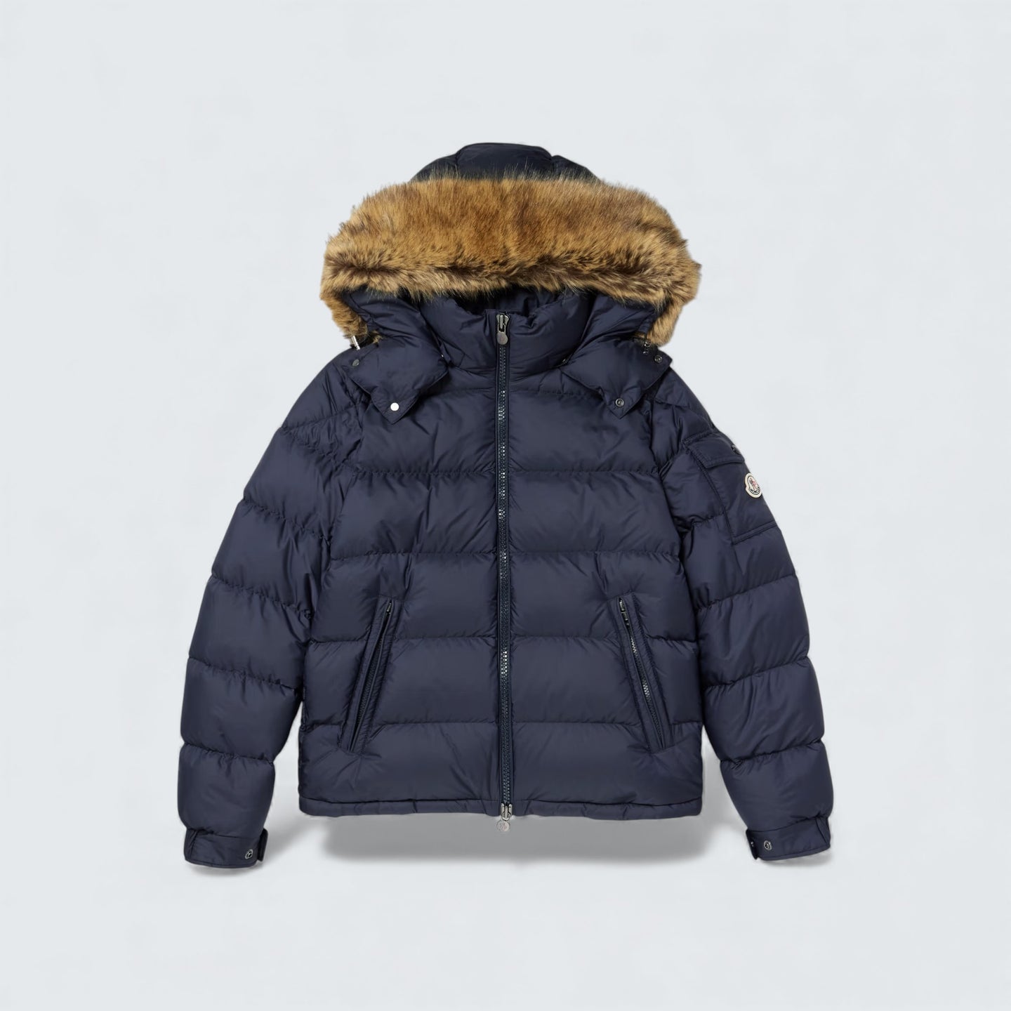 Mayaf Faux Fur Trimmed Quilted Shell Down Jacket