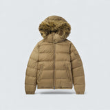 Mayaf Faux Fur Trimmed Quilted Shell Down Jacket