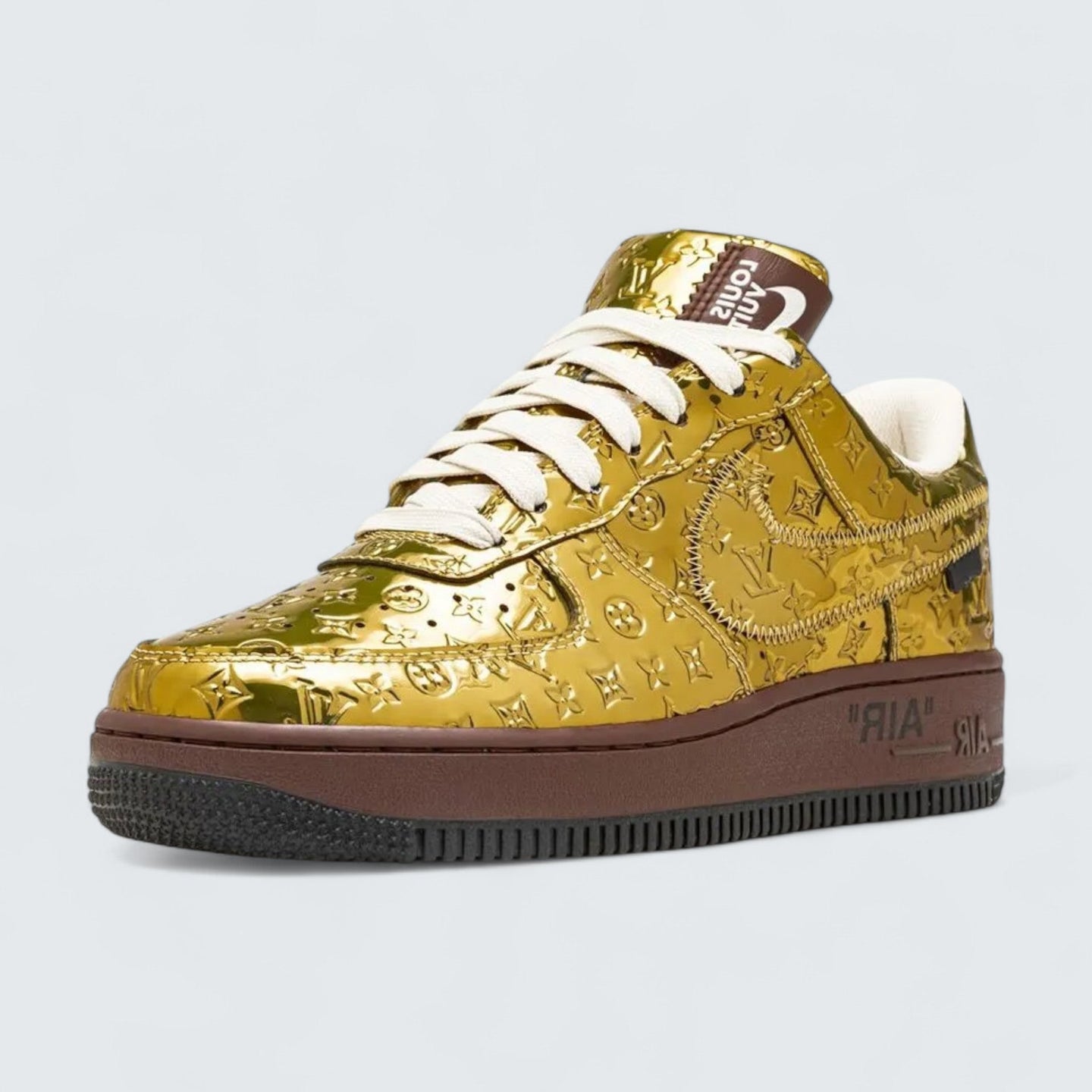 Louis Vuitton x Nike Air Force 1 Low 'Metallic Gold'
