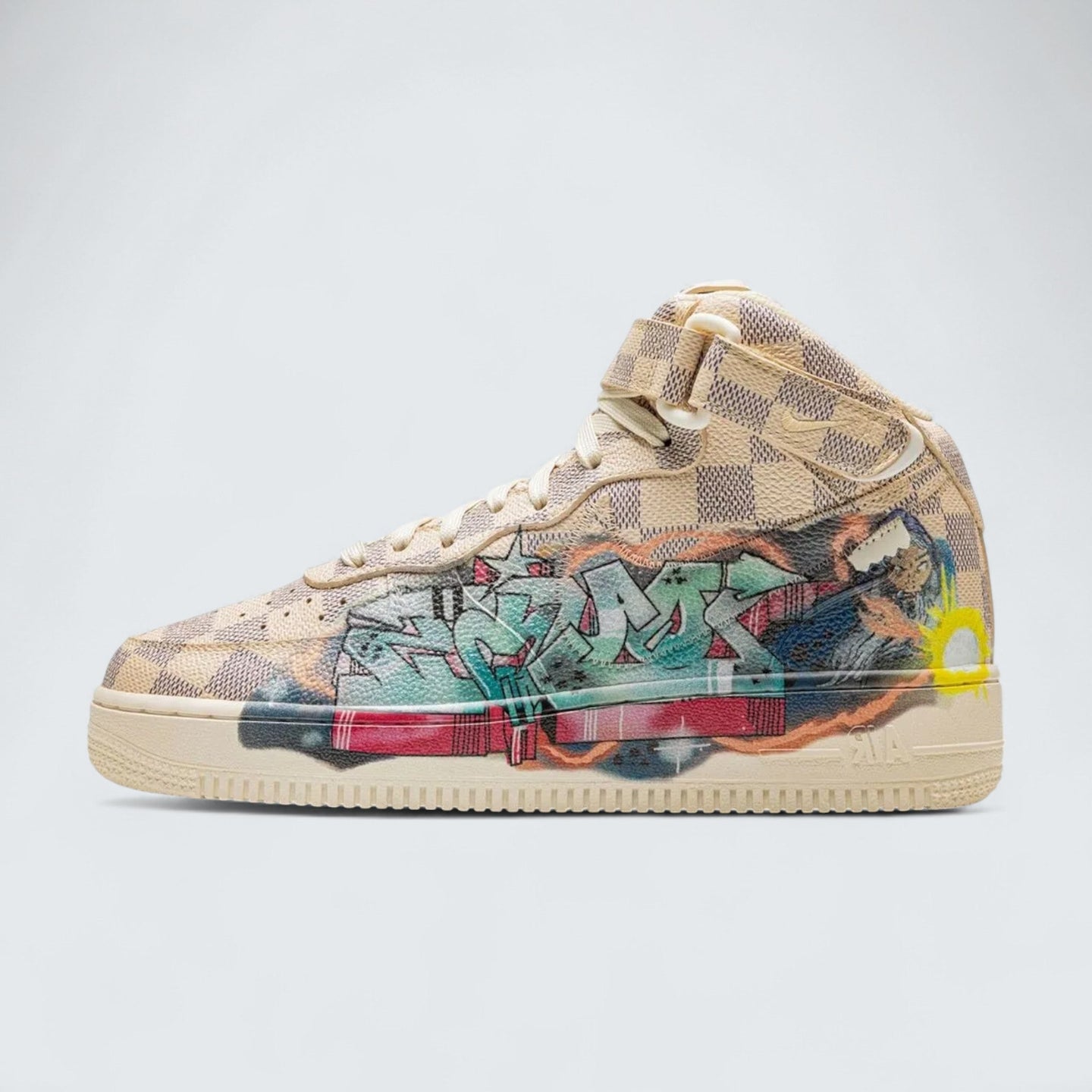 Louis Vuitton x Nike Air Force 1 Mid 'Graffiti'
