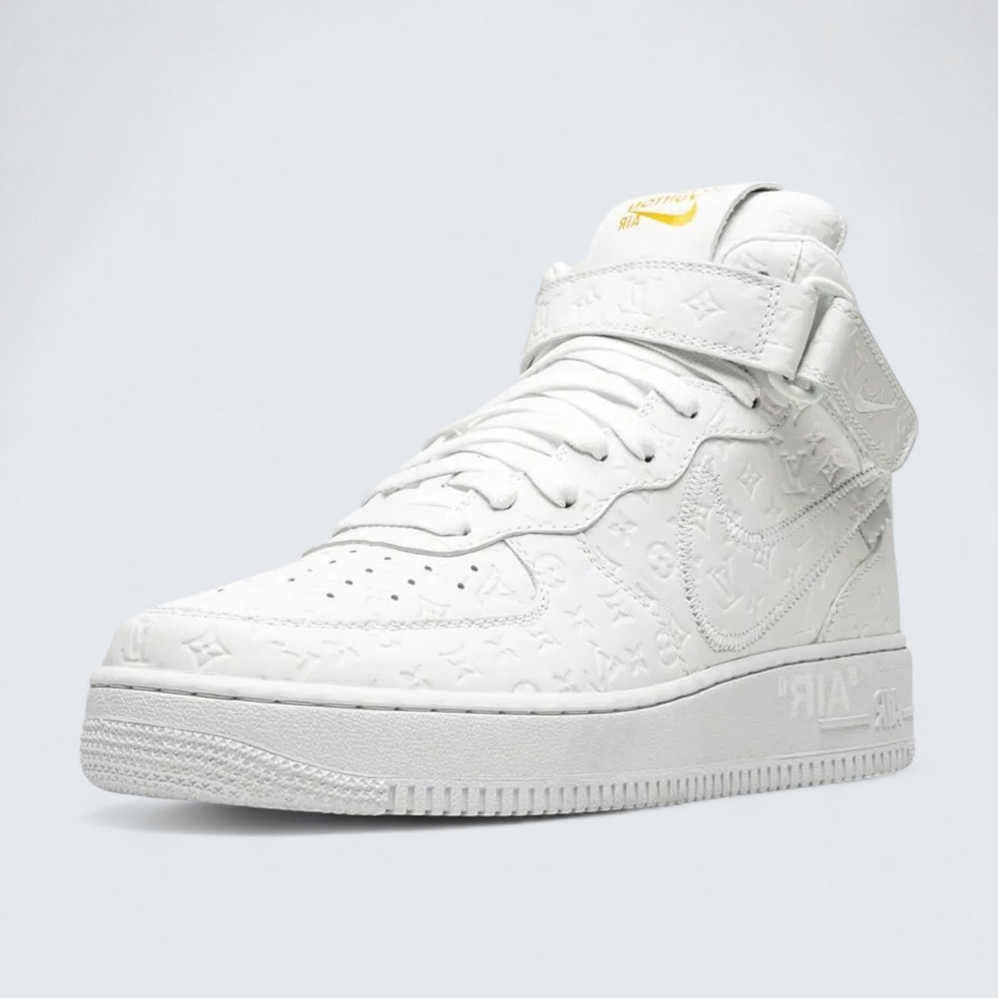 Louis Vuitton x Nike Air Force 1 Mid 'Triple White'