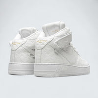 Louis Vuitton x Nike Air Force 1 Mid 'Triple White'